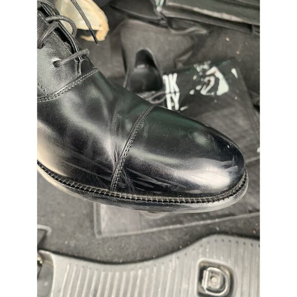 Cole Haan Men's Williams Cap Toe Oxford Black C12202 Size 10 - Picture 6 of 13